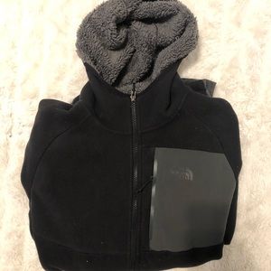 Men’s north face fur jacket